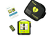 Een Vivest X1 AED-trainer om AED-cursussen mee te geven van het merk Vivest met afstandsbediening, handboek en tas
